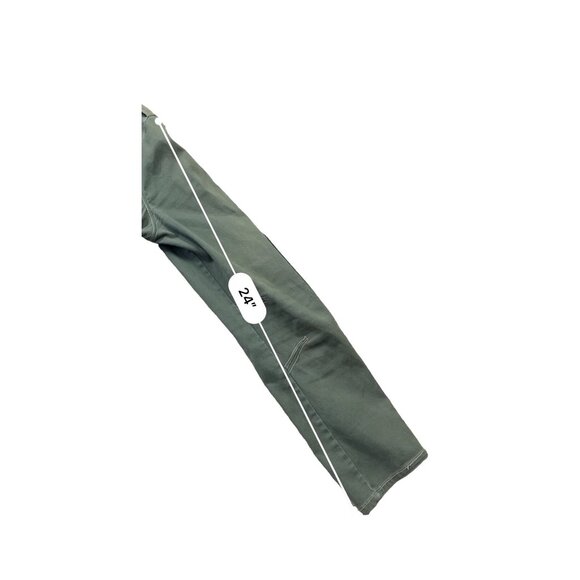 Plugg Y2K Blazer Womens Medium Green Military Utility Patch Sleeve 90s Grunge - Picture 13 of 13